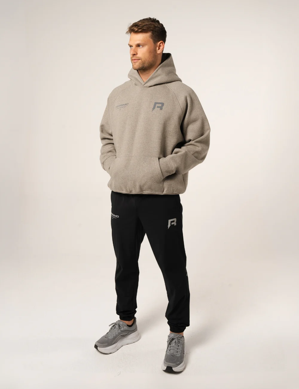 AR COLLECTIVE HOODIE - GREY MARL - Image 4