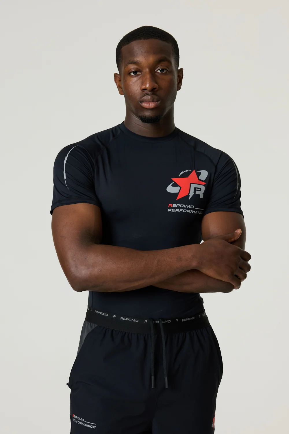 RP Base-Layer T-Shirt - Black / Red