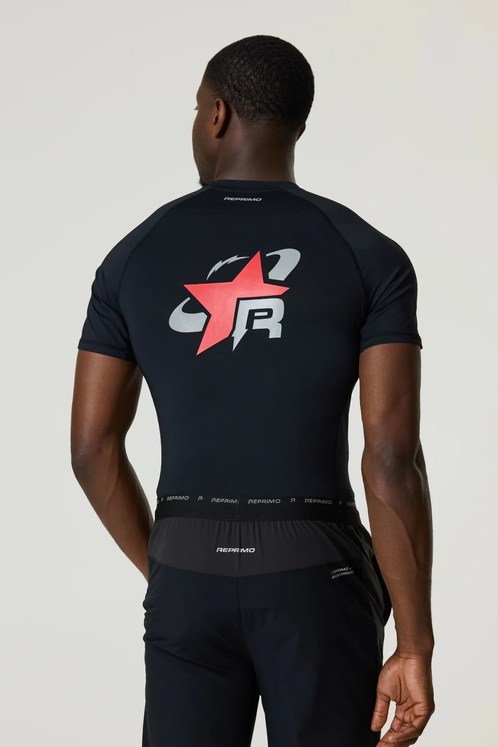 RP Base-Layer T-Shirt - Black / Red - Image 2