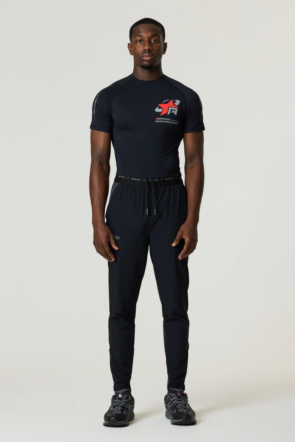 RP Base-Layer T-Shirt - Black / Red - Image 3