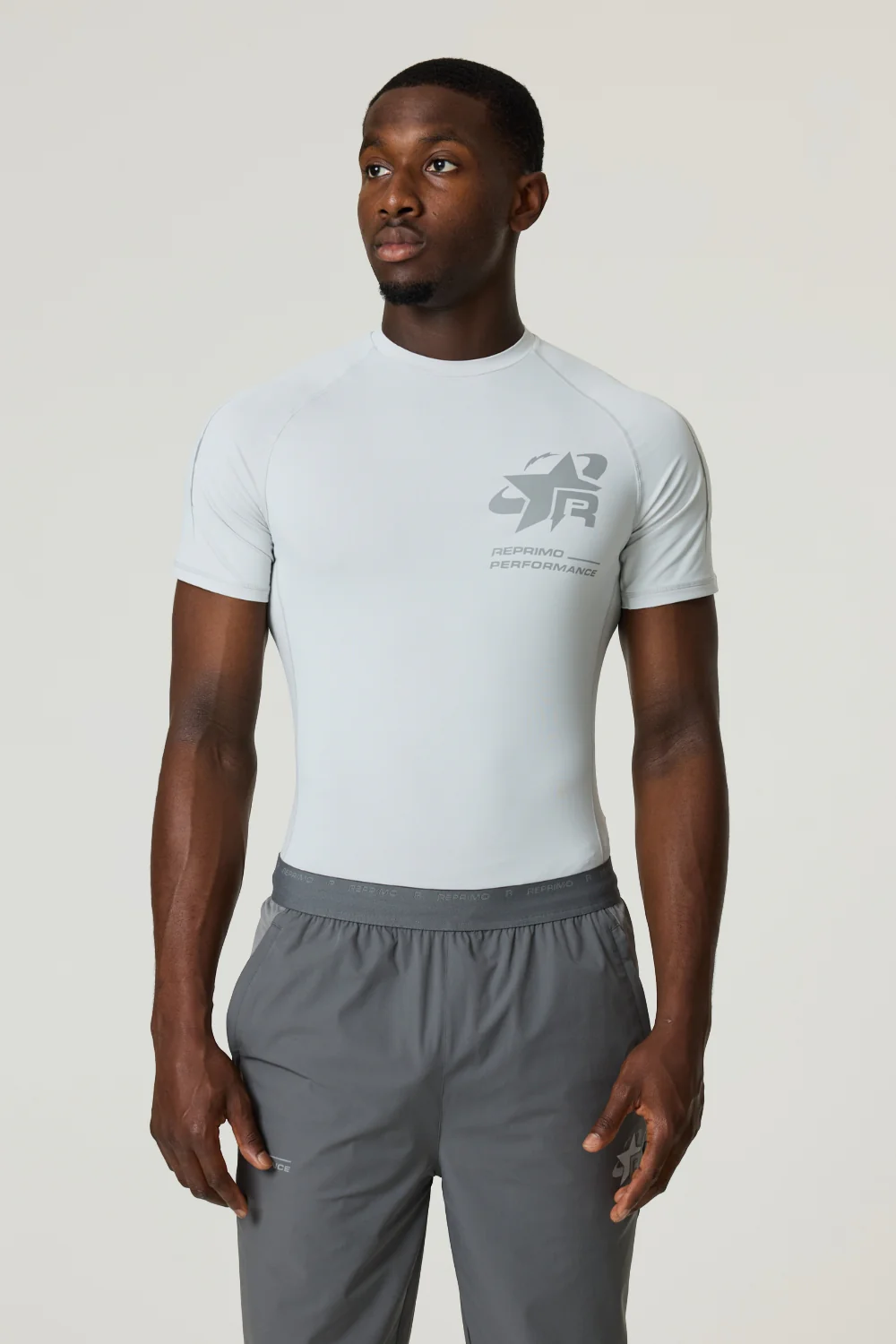 RP Base-Layer T-Shirt - Light Grey / Reflective
