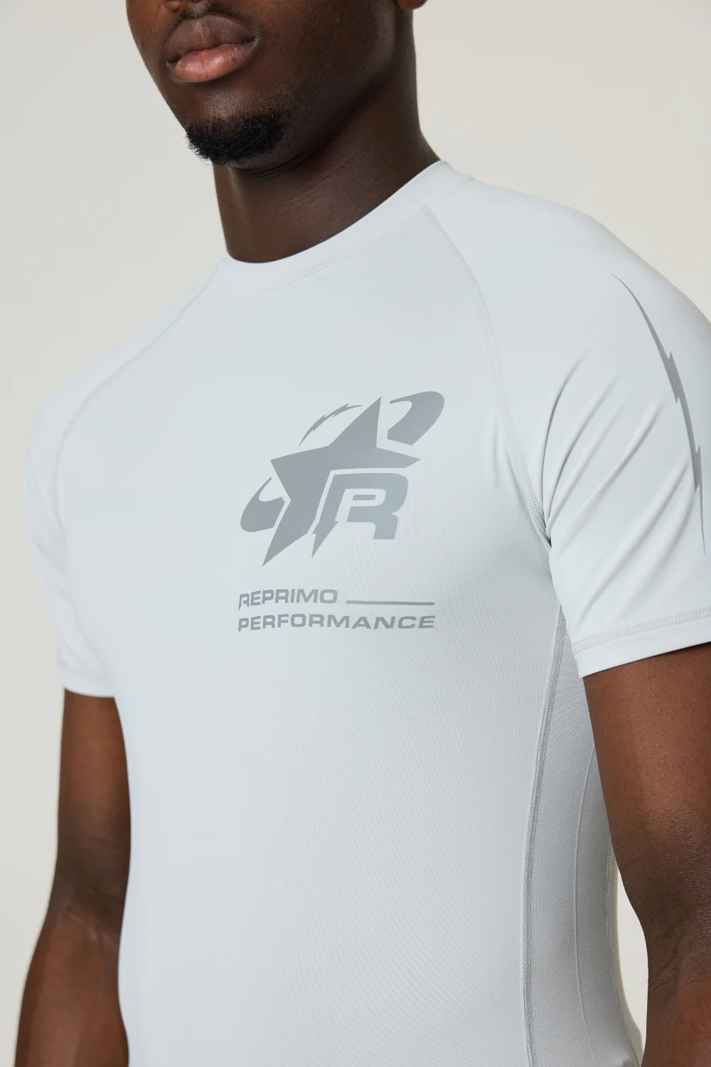RP Base-Layer T-Shirt - Light Grey / Reflective - Image 5