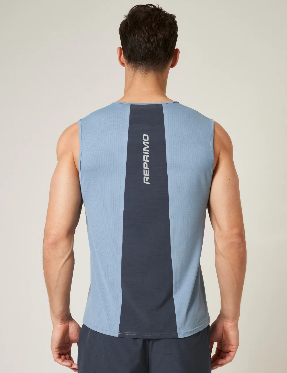 CLIMA Race Tank - DUSTY BLUE / INK BLUE - Image 2
