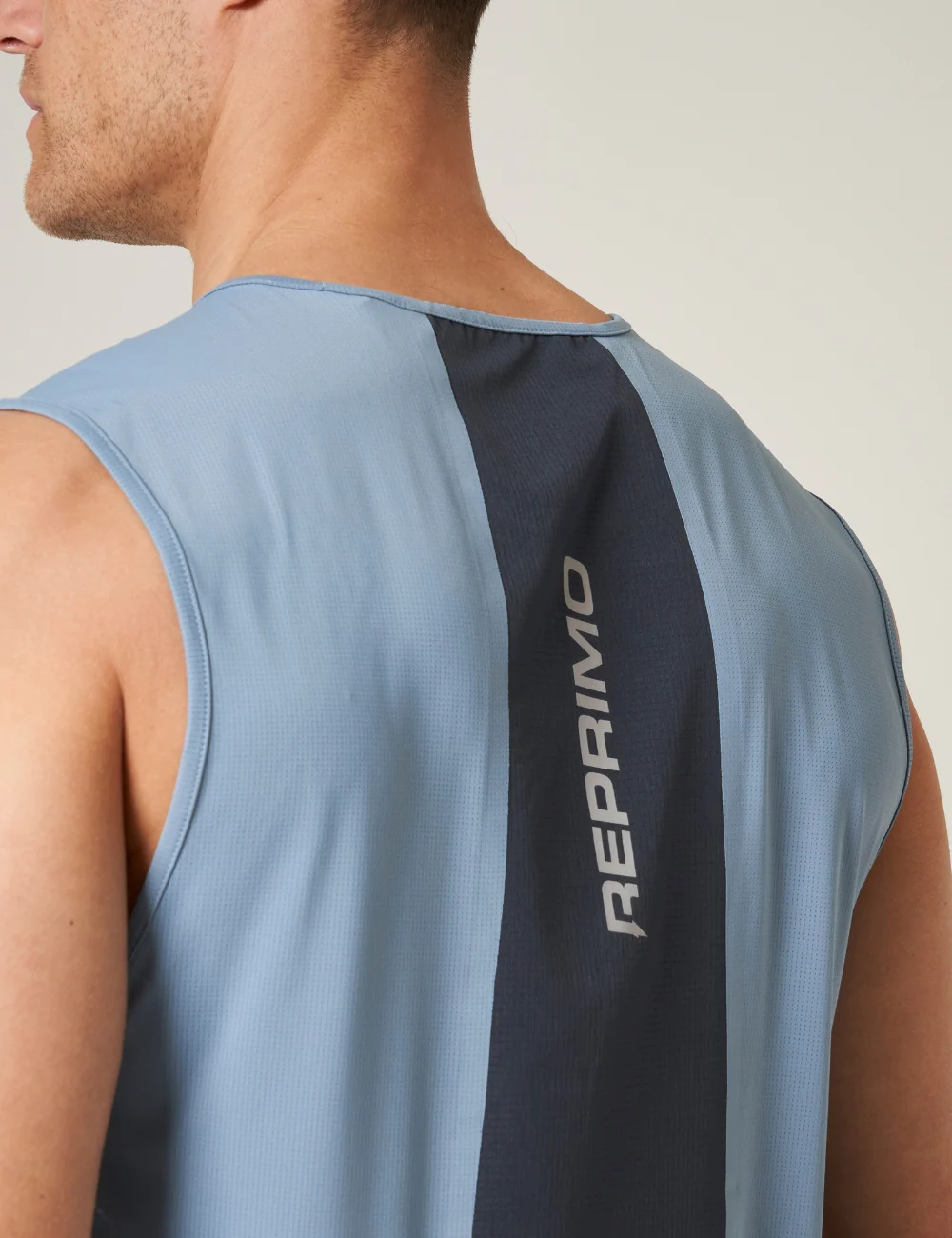CLIMA Race Tank - DUSTY BLUE / INK BLUE - Image 3