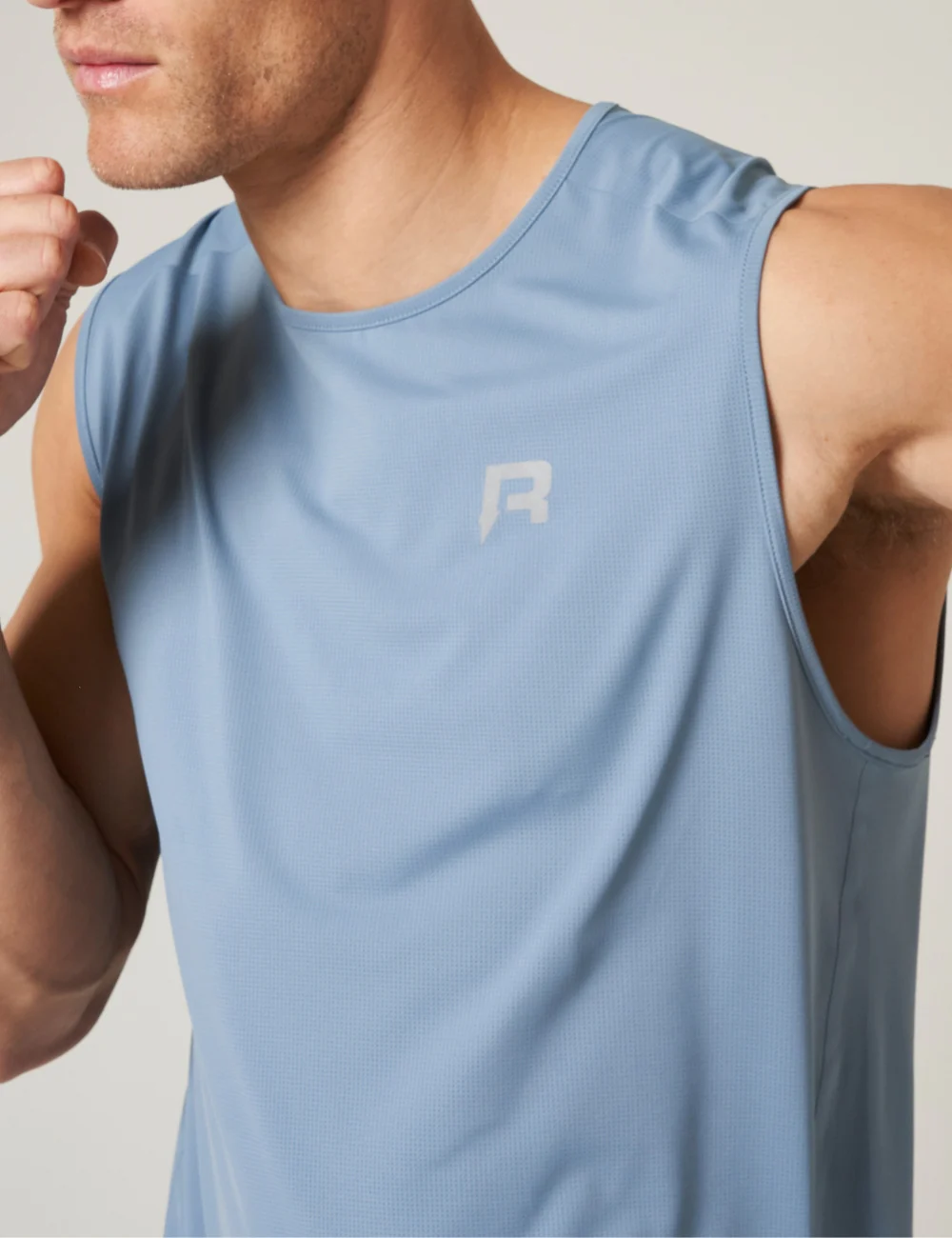 CLIMA Race Tank - DUSTY BLUE / INK BLUE - Image 4