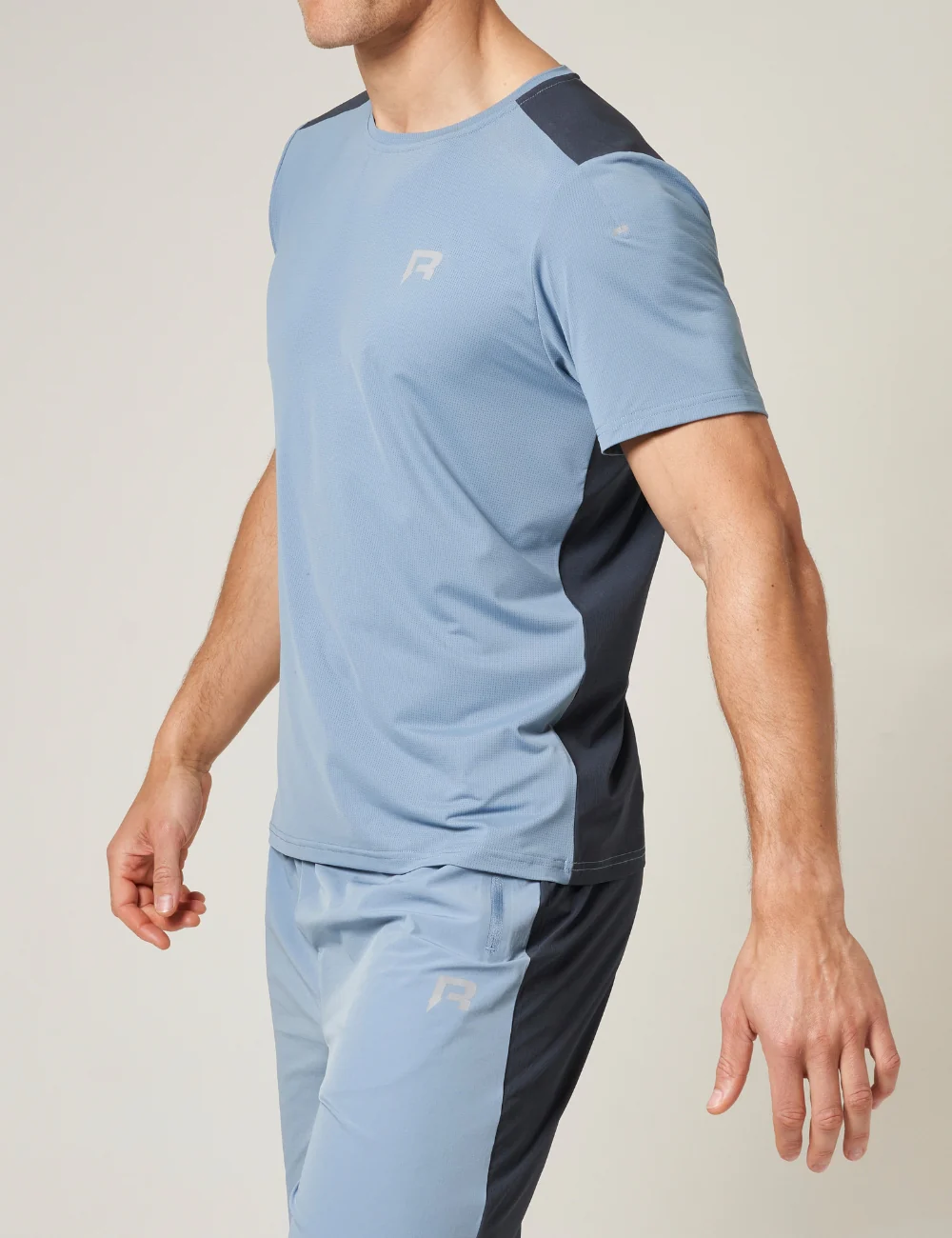 CLIMA T-SHIRT - DUSTY BLUE / INK BLUE - Image 2