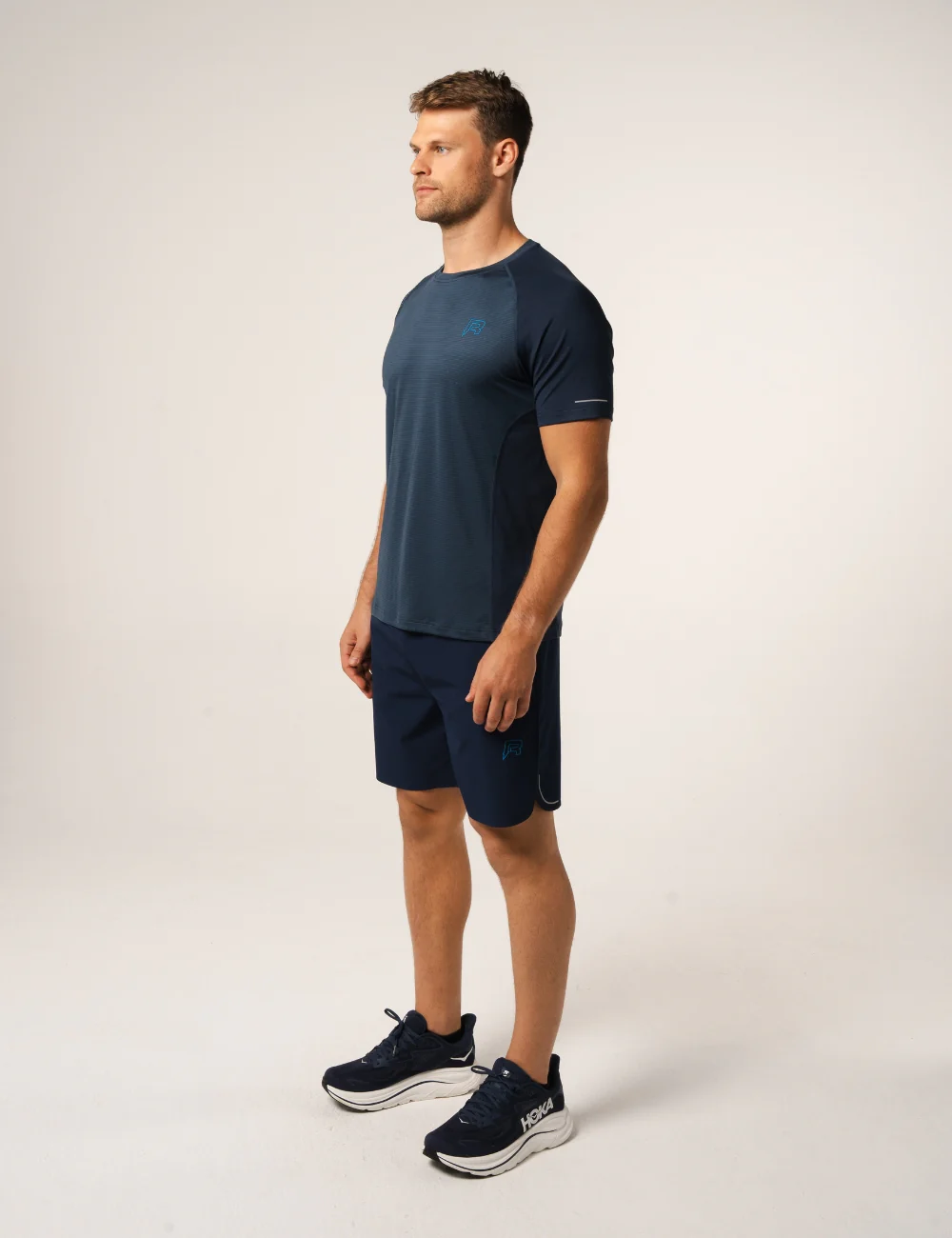 CURVE SHORTS - NAVY / NEON BLUE - Image 4