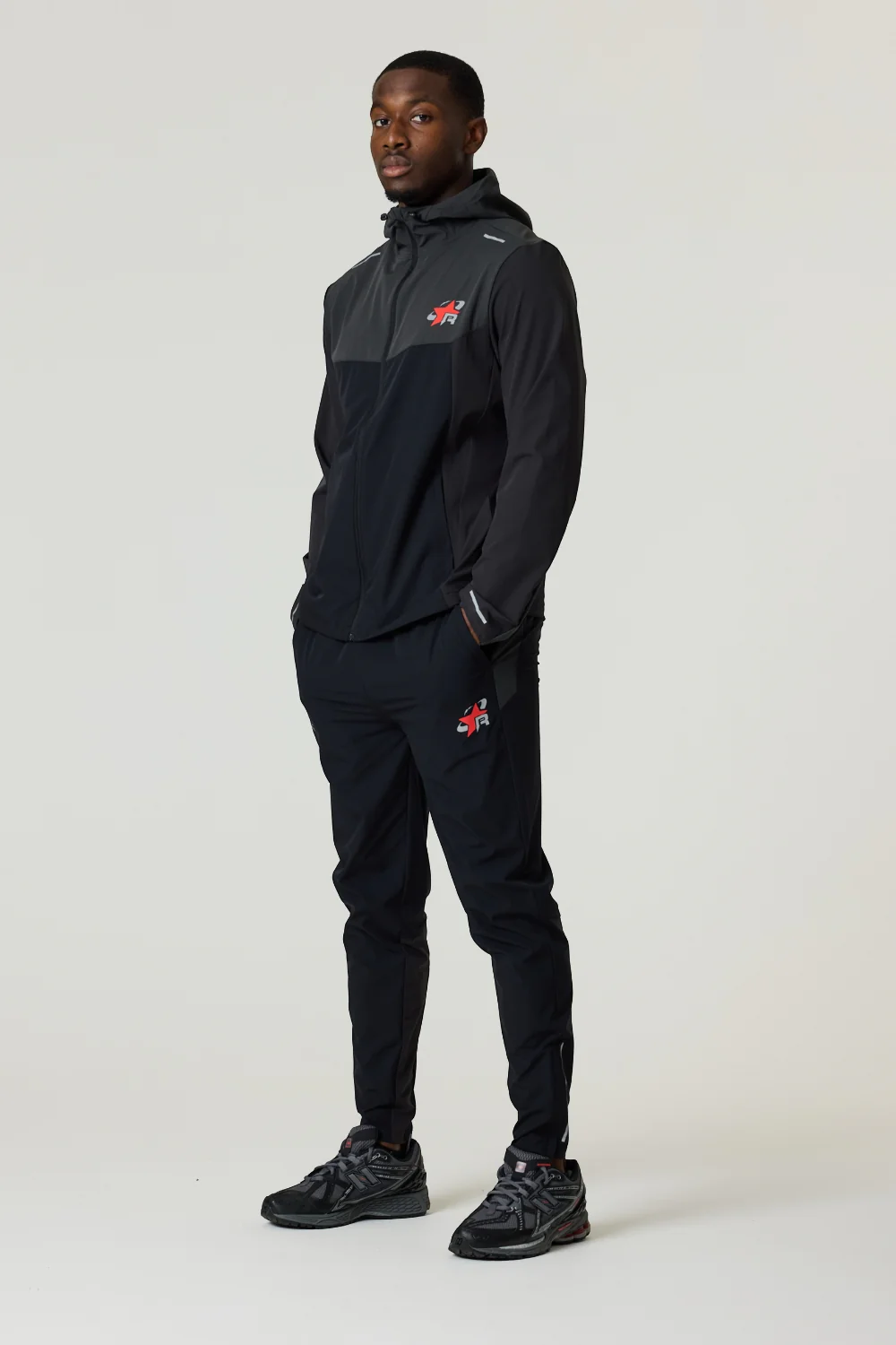 RP Flight Pant - Black / Red - Image 4