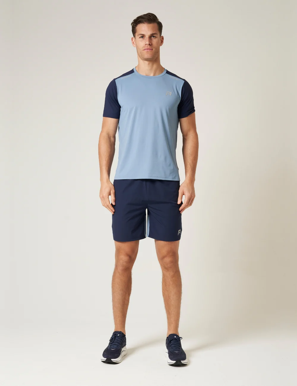 FLIGHT SHORTS - DUSTY BLUE / NAVY - Image 4