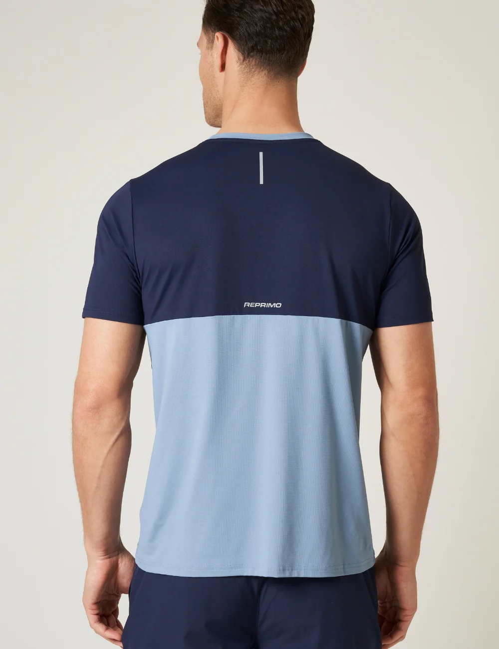 FLIGHT T-SHIRT - DUSTY BLUE / NAVY - Image 2