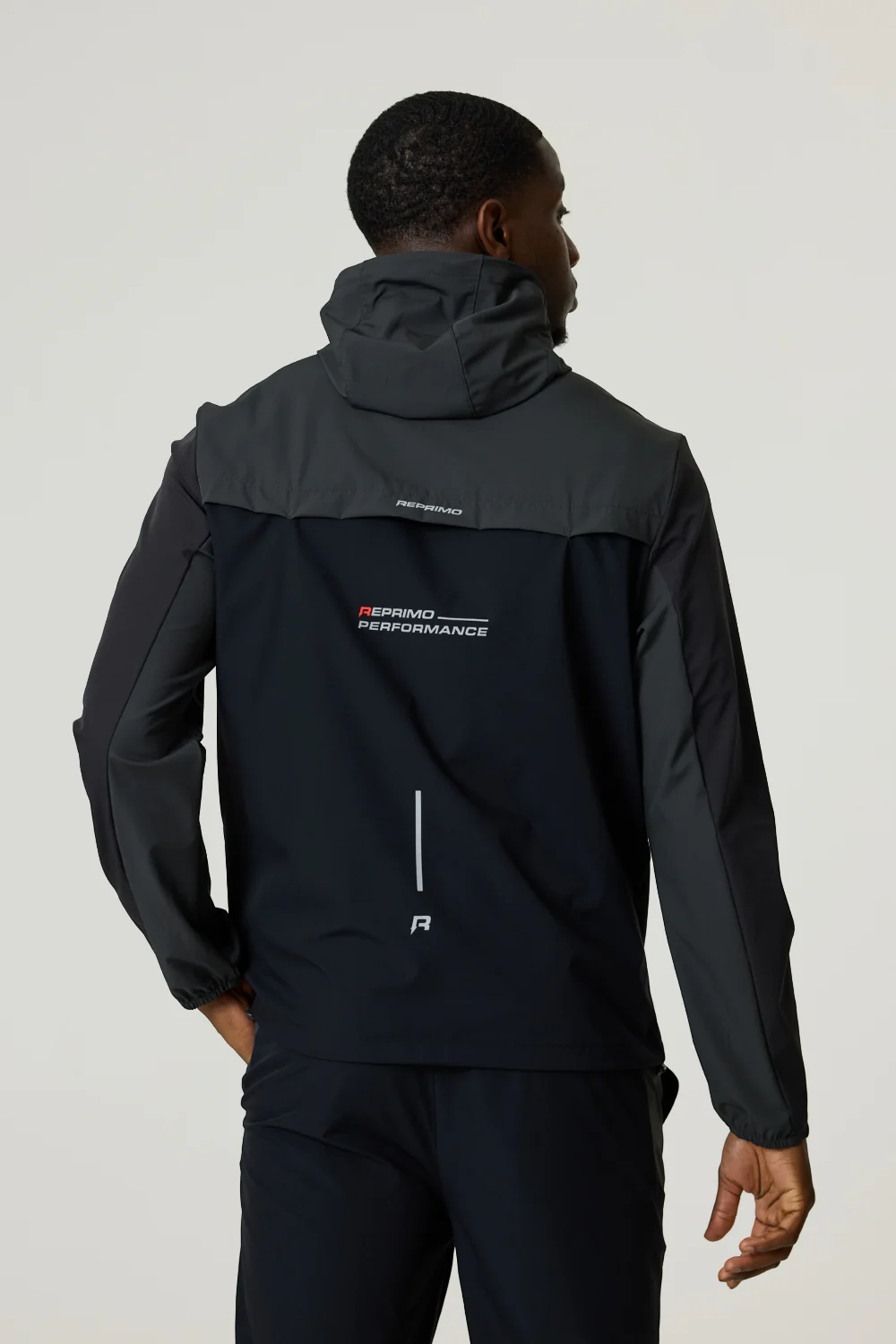 RP Flight Windbreaker - Black / Red - Image 2
