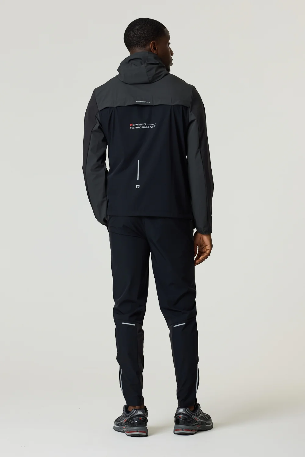 RP Flight Windbreaker - Black / Red - Image 4