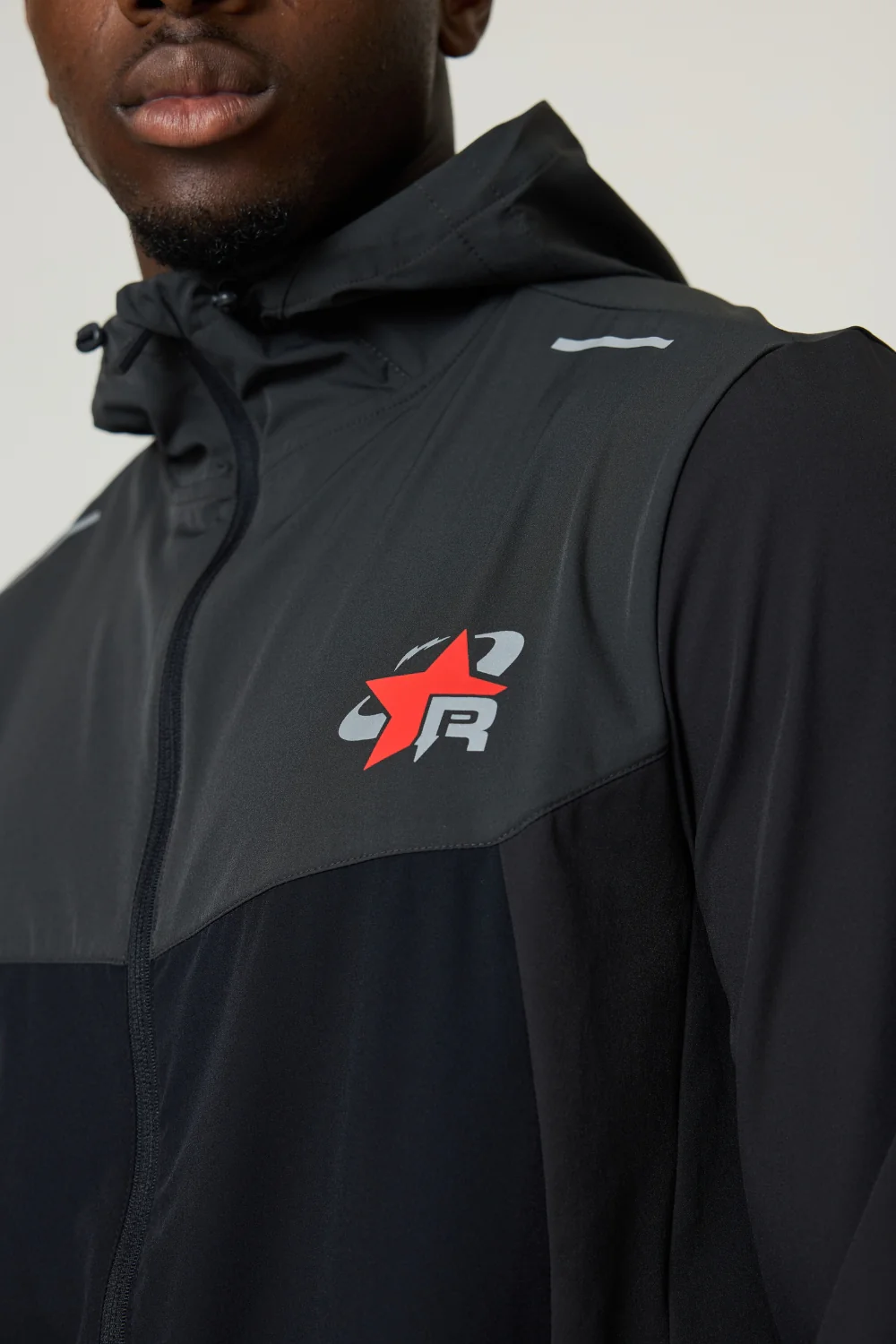 RP Flight Windbreaker - Black / Red - Image 5