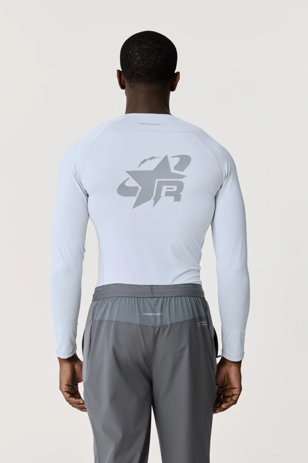 LONG SLEEVE BASE-LAYER - LIGHT GREY - Image 2