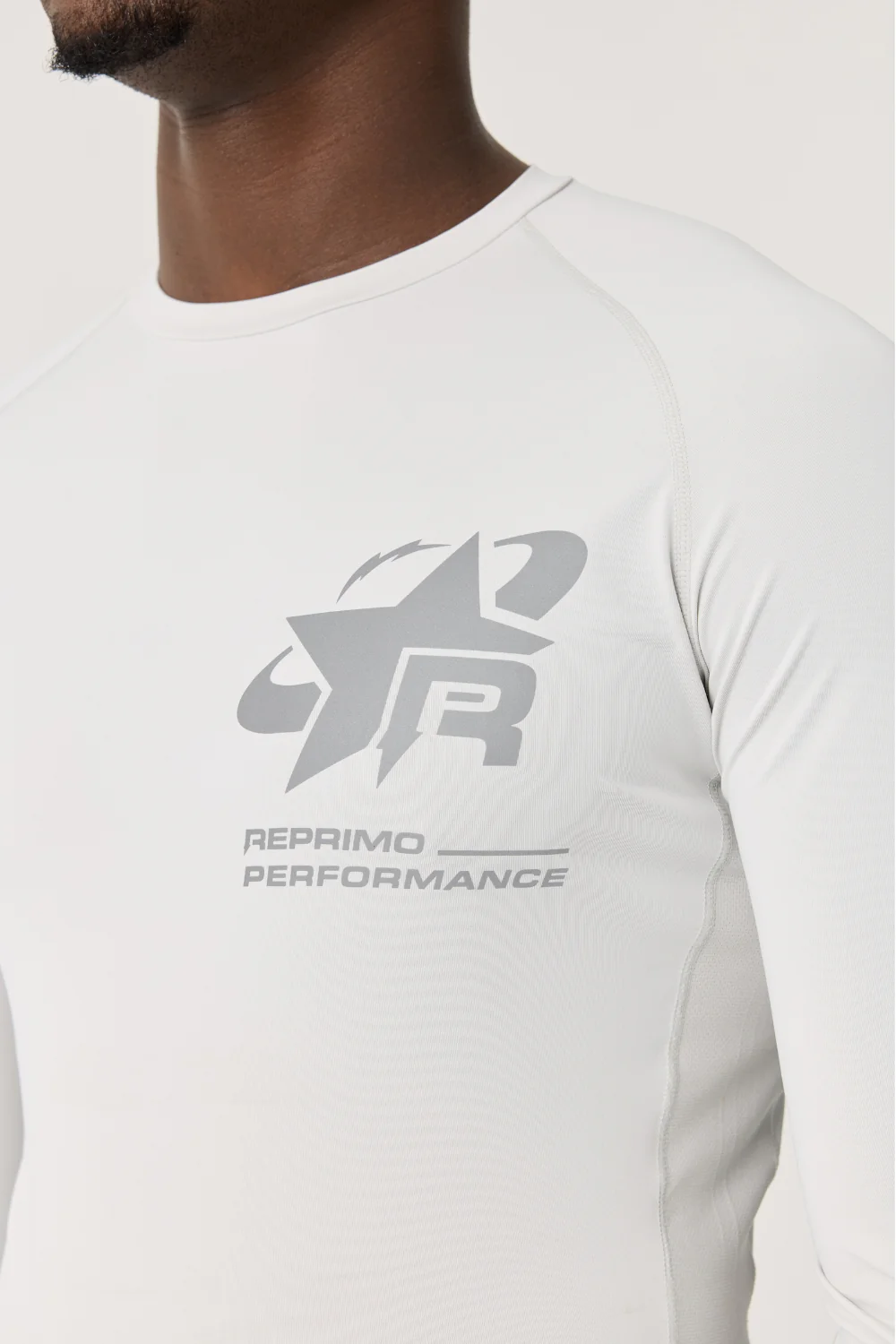 LONG SLEEVE BASE-LAYER - LIGHT GREY - Image 3