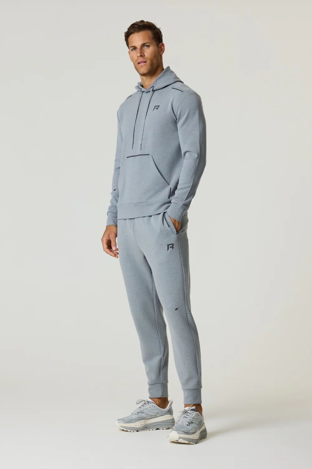 Motion Hoodie - Grey Marl - Image 3