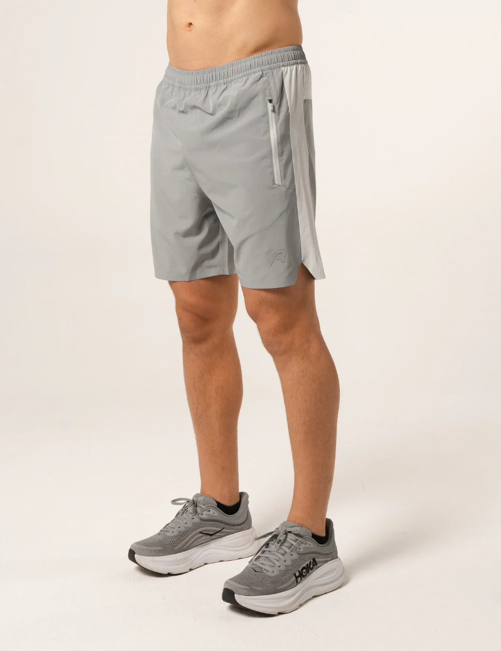 NOVA SHORTS - LIGHT GREY / MARBLE