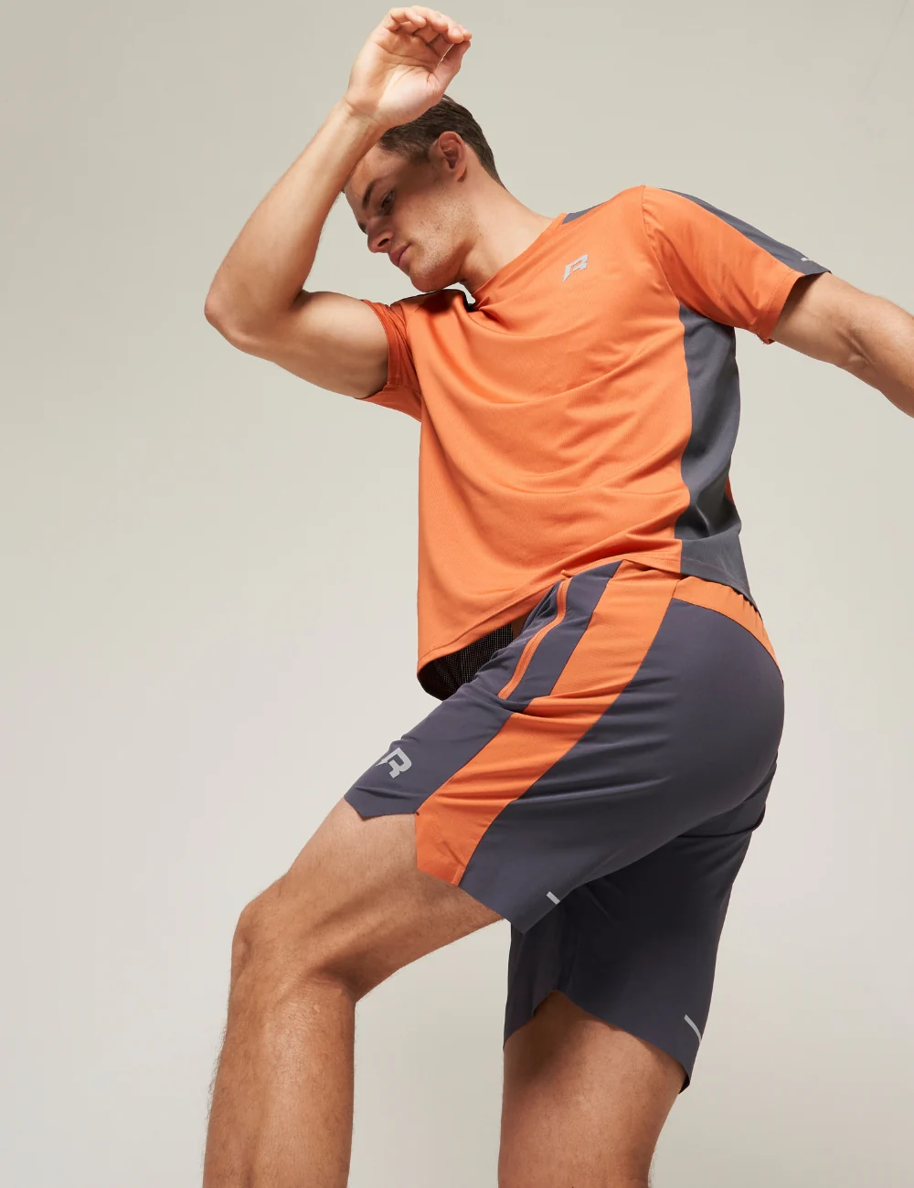 NOVA T-SHIRT - BURNT ORANGE / GRAPHITE - Image 2