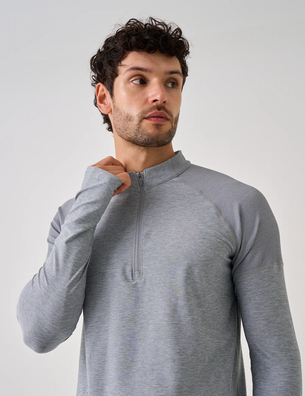 RISE HALF ZIP - MARBLE - Image 3