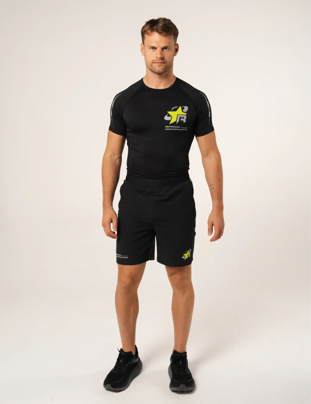 RP BASE LAYER T-SHIRT - BLACK / NEON - Image 4
