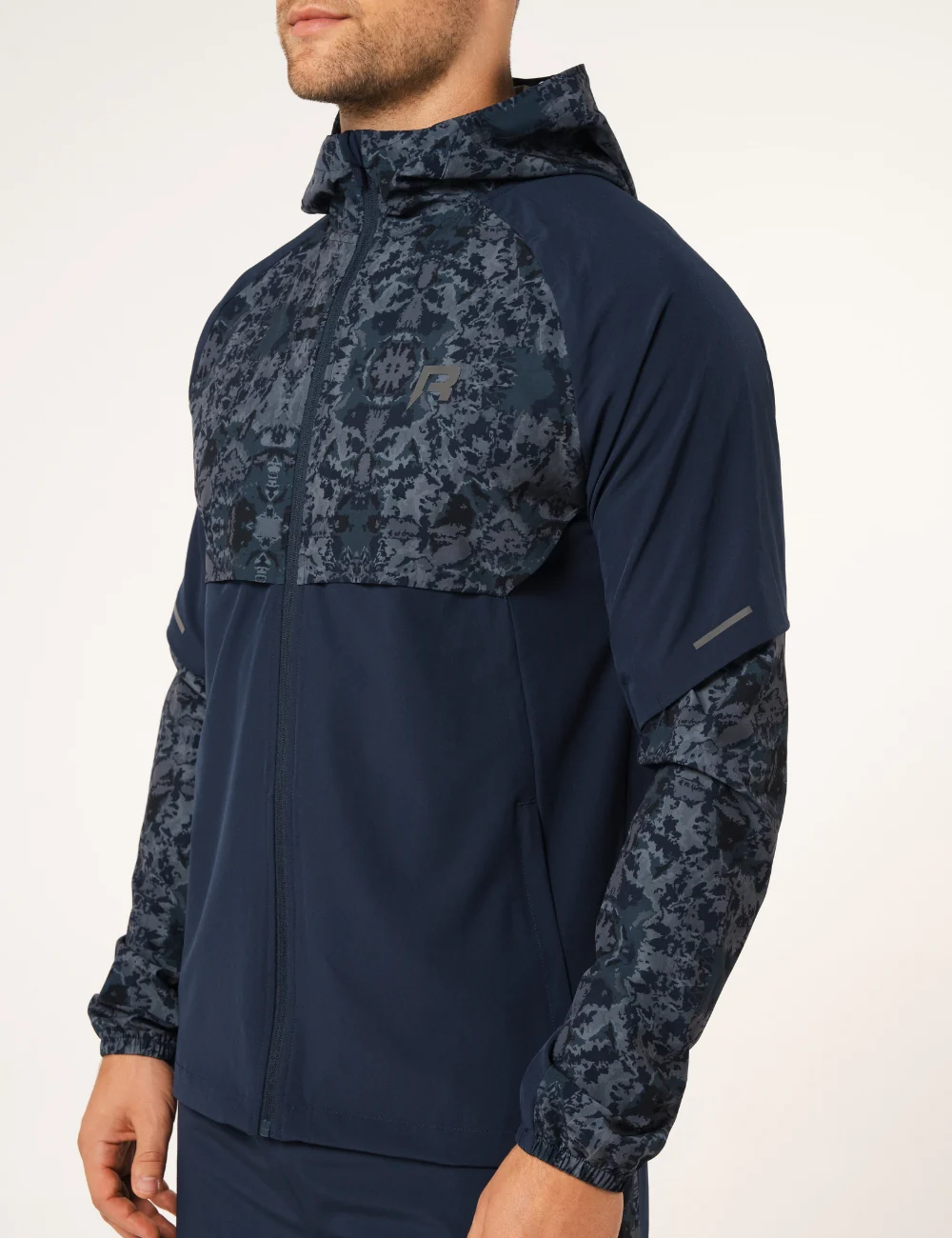 SHIBORI WINDBREAKER - NAVY - Image 3
