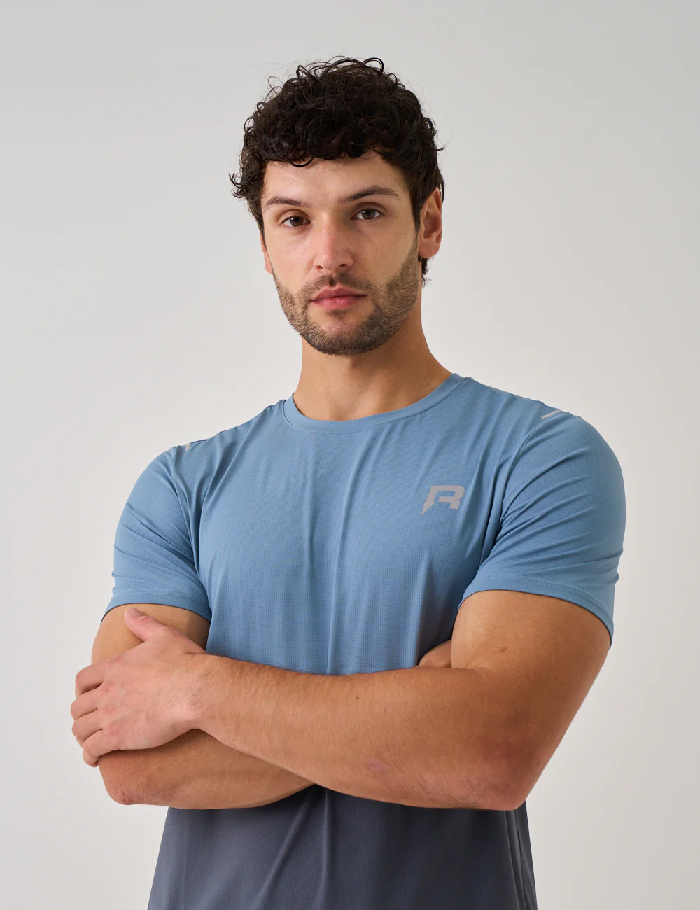 SUMMIT T-SHIRT - DUSTY BLUE / TURBULENCE - Image 4