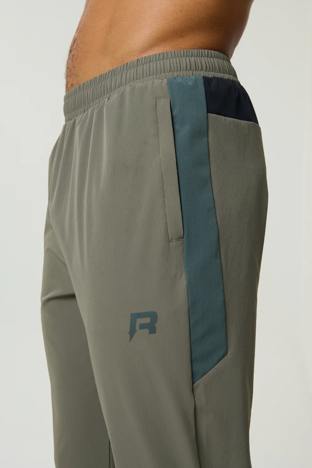 VORTEX PANTS - DARK MOSS / GREY VELVET - Image 3