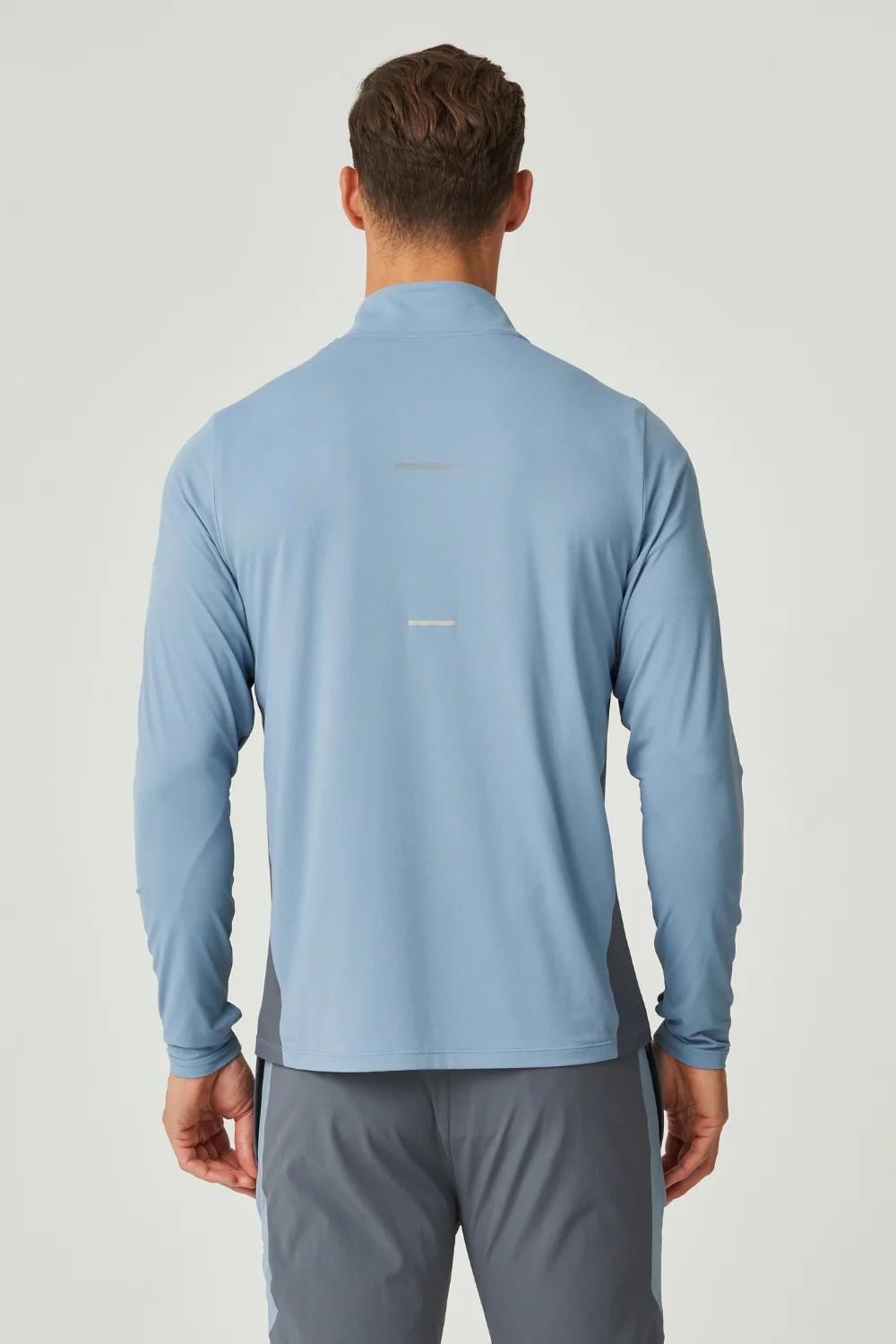 VORTEX QUARTER ZIP - DUSKY BLUE / TURBULENCE - Image 2