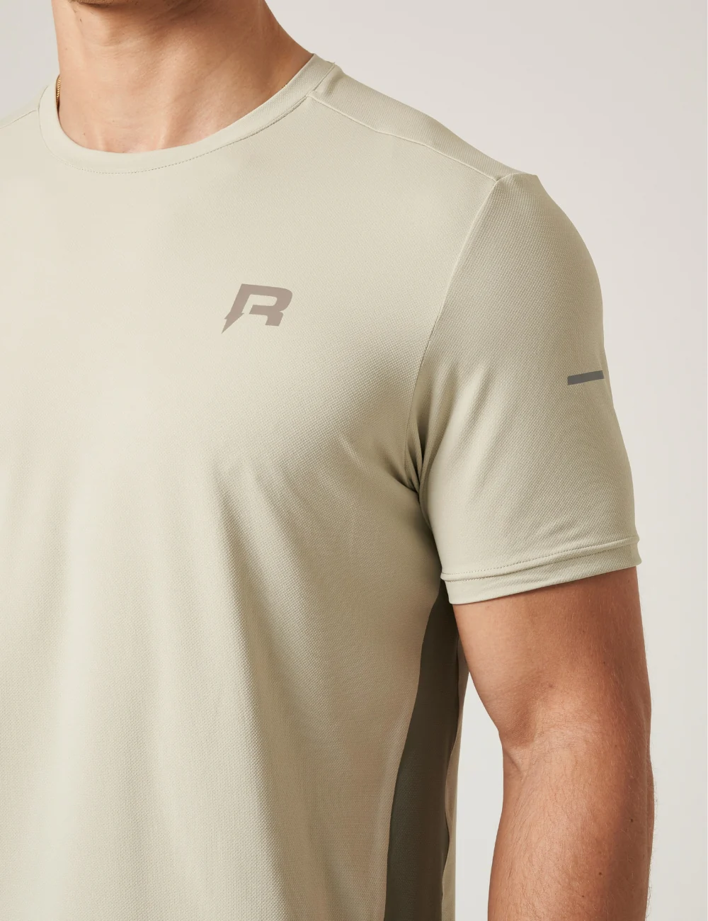 VORTEX T-SHIRT - STONE / KHAKI - Image 2