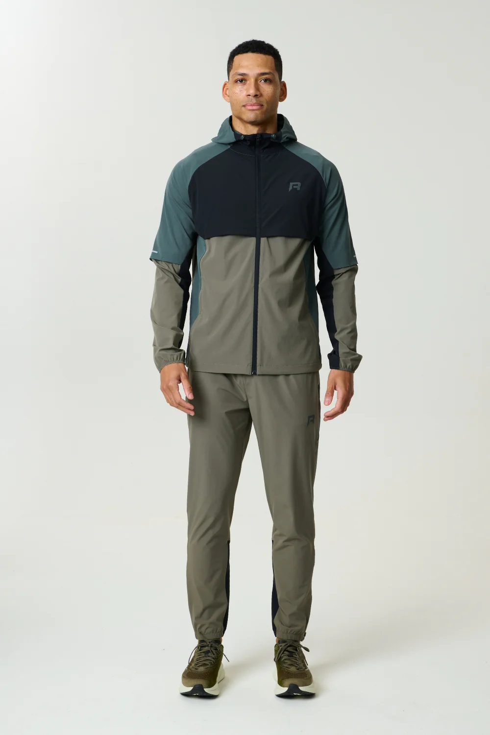 VORTEX WINDBREAKER - DARK MOSS / GREY VELVET - Image 4